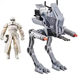 Target Star Wars Action Verse the Mandalorian and Grogu AT-RT and Imperial Driver Playset offer