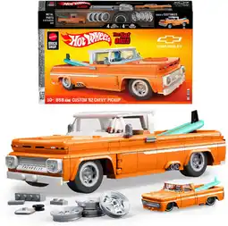 Target Mattel Brick Shop Hot Wheels Custom ’62 Chevy Pickup Building Toy Kit offer