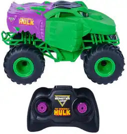 Target Monster Jam Marvel The Incredible Hulk RC Monster Truck offer