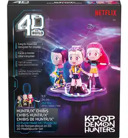 Kmart 212 Piece KPop Demon Hunters Huntr/X Chibis 3D Puzzle Model Kit offer