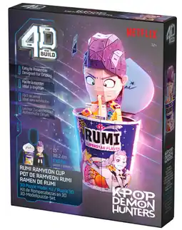 Target KPop Demon Hunters Rumi Ramen Cup 3D Puzzle Model Kit Puzzle from 4D Build offer