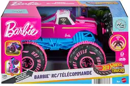 Kmart Hot Wheels Monster Trucks 1:24 Scale Barbie Remote Control Toy Vehicle offer