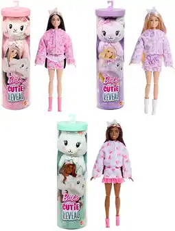 Kmart Barbie Cutie Reveal Cuddly Series Doll & Accessories - Assorted offer