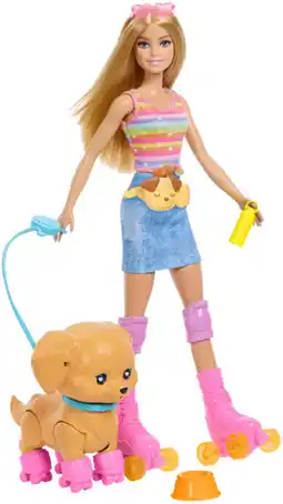 Target Barbie Pets Skate and Run Pup Blonde Doll with Puppy, Skates, and Accessories offer