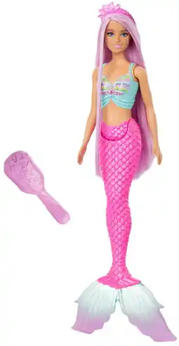 Target Mattel Barbie Mermaid Doll With 18Cm-Long Fantasy Hair & Accessories offer