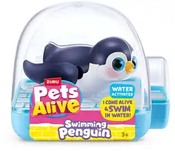 Kmart Pets Alive Swimming Penguin By Zuru - Assorted offer