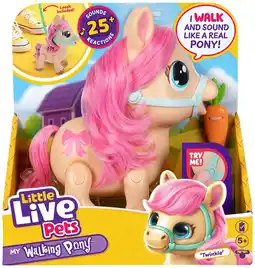 Kmart Little Live Pets My Walking Pony - Twinkle offer