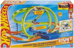 Kmart Hot Wheels Stunt Tracks Hypersphere Crash Playset offer