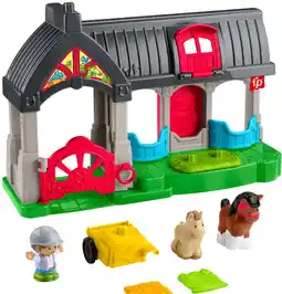Target Mattel Fisher-Price Little People Friendly Horses Stable Toddler Playset offer