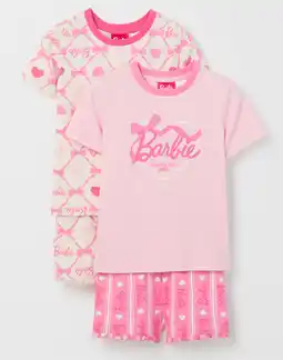Target Barbie Australian Cotton Jersey Younger Girls Pyjama Set offer
