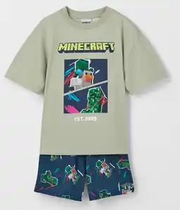 Target Minecraft Australian Cotton Older Boys Oversized Knit Pyjama Set offer