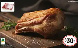 IGA Australian Lamb Rack offer