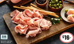 IGA Boneless Leg Ham Sliced or Shaved offer