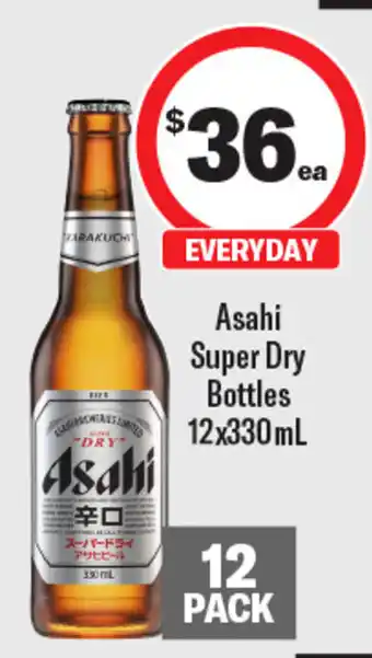 Asahi Super Dry Bottles