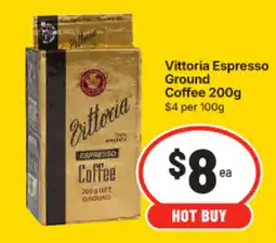 IGA Vittoria Espresso Ground Coffee offer