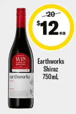 Liquorland Earthworks Shiraz offer