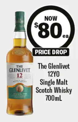 Liquorland The Glenlivet 12YO Single Malt Scotch Whisky offer
