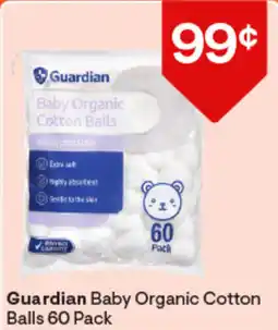 Discount Drug Stores Guardian Baby Organic Cotton Balls offer