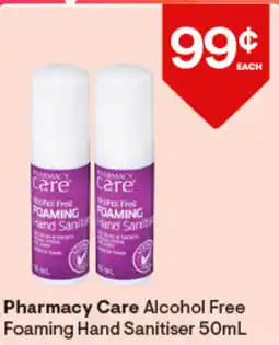 Discount Drug Stores Pharmacy Care Alcohol Free Foaming Hand Sanitiser offer