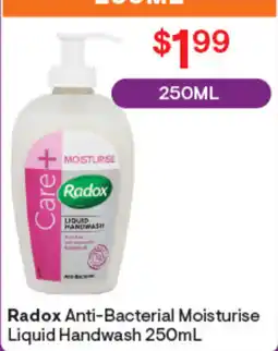 Discount Drug Stores Radox Anti-Bacterial Moisturise Liquid Handwash offer
