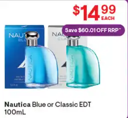Discount Drug Stores Nautica Blue or Classic EDT offer