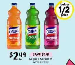 Drakes Cottee's Cordial offer