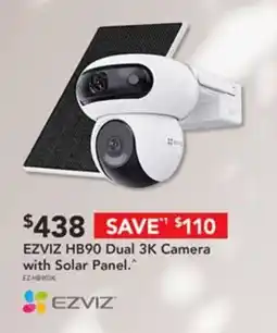 Harvey Norman EZVIZ HB90 Dual 3K Camera with Solar Panel offer