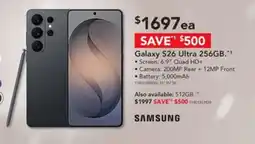 Harvey Norman Galaxy S26 Ultra 256GB offer