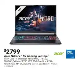 Harvey Norman Acer Nitro V 16S Gaming Laptop offer
