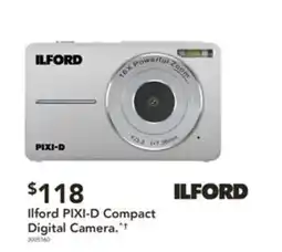 Harvey Norman Ilford PIXI-D Compact Digital Camera offer