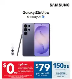 Harvey Norman Samsung Galaxy S26 Ultra Galaxy AI offer