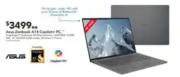 Harvey Norman Asus Zenbook A14 Copilot+ PC offer