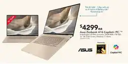 Harvey Norman Asus Zenbook A16 Copilot+ PC offer