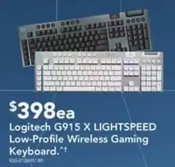 Harvey Norman Logitech G915 X LIGHTSPEED Low-Profile Wireless Gaming Keyboard offer