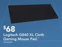 Harvey Norman Logitech G840 XL Cloth Gaming Mouse Pad offer
