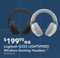 Harvey Norman Logitech G325 LIGHTSPEED Wireless Gaming Headset offer