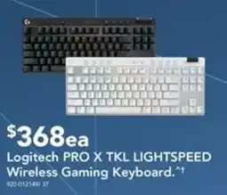 Harvey Norman Logitech PRO X TKL LIGHTSPEED Wireless Gaming Keyboard offer