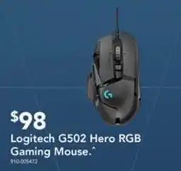 Harvey Norman Logitech G502 Hero RGB Gaming Mouse offer