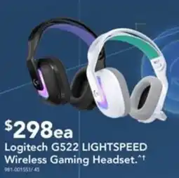 Harvey Norman Logitech G522 LIGHTSPEED Wireless Gaming Headset offer