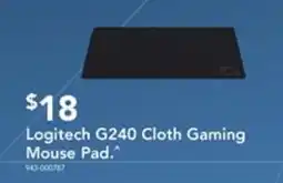 Harvey Norman Logitech G240 Cloth Gaming Mouse Pad offer