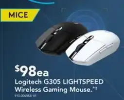 Harvey Norman Logitech G305 LIGHTSPEED Wireless Gaming Mouse offer