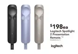 Harvey Norman Logitech Spotlight 2 Presentation Remote offer