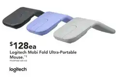 Harvey Norman Logitech Mobi Fold Ultra-Portable Mouse offer