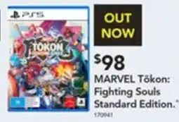 Harvey Norman Marvel Tokon: Fighting Souls Standard Edition offer