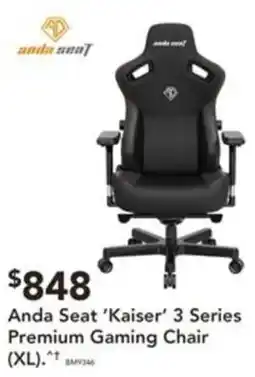 Harvey Norman Anda Seat 'Kaiser' 3 Series Premium Gaming Chair (XL) offer