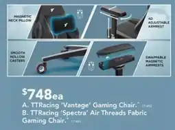 Harvey Norman TTRacing 'Vantage' Gaming Chair offer