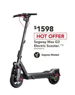 Harvey Norman Segway Max G3 Electric Scooter offer