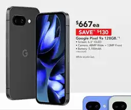 Harvey Norman Google Pixel 9a 128GB offer
