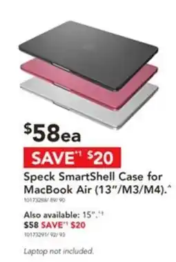 Harvey Norman Speck SmartShell Case for MacBook Air offer