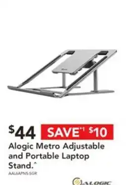 Harvey Norman Alogic Metro Adjustable and Portable Laptop Stand offer